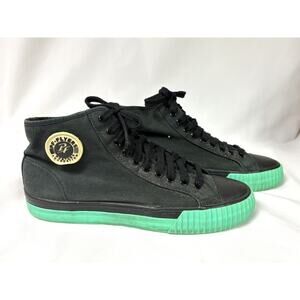PF Flyers Center High Top Black Teal Sea Foam Green Men’s Sz 11 Shoes Sandlot